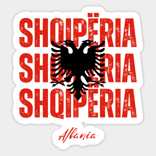 Albania flag, albanian flag Magnet by eka123