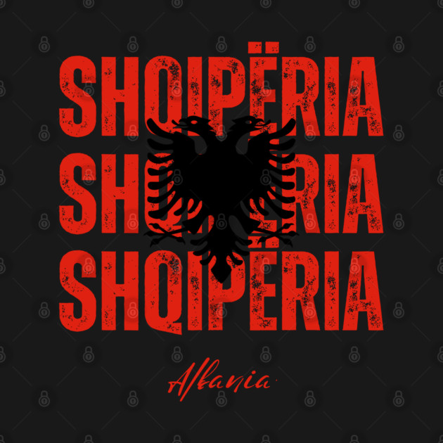 Albania flag, albanian flag by eka123