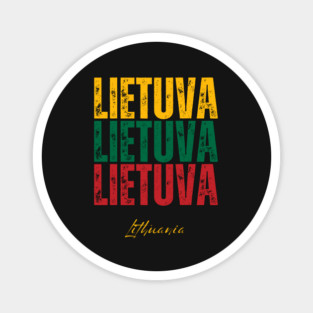 Lithuania flag, lithuanian flag Magnet