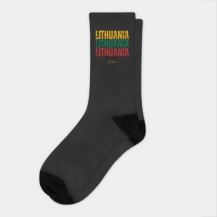 Lithuania flag, lithuanian flag Socks