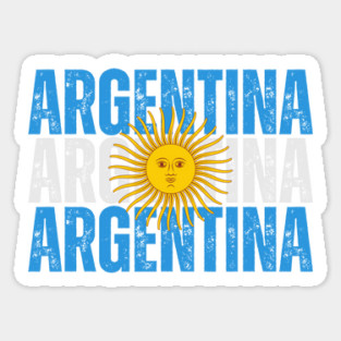 Argentina flag, argentinian flag Sticker