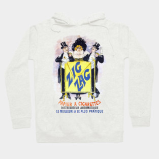 Zig Zag papers antique poster Hoodie