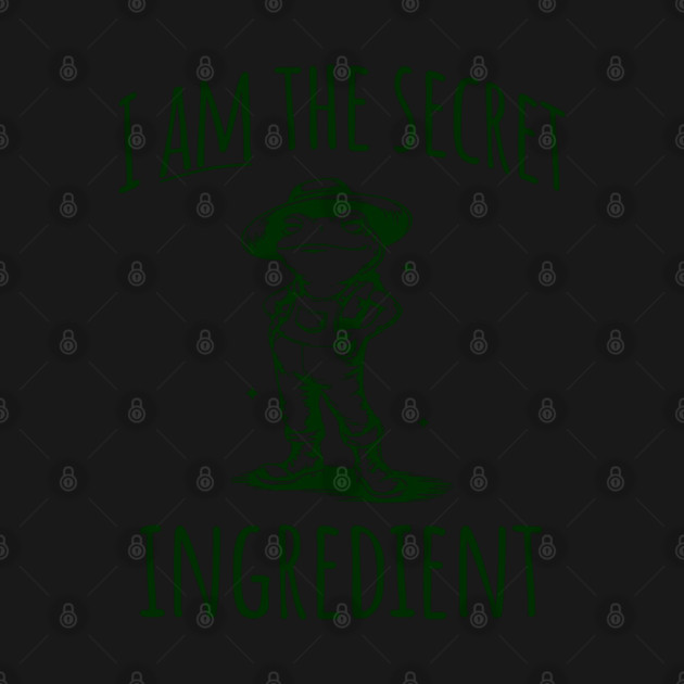 Funny Frog "I AM The Secret Ingredient" Sarcastic vintage design by Luxinda