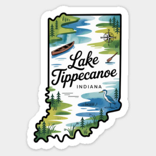 Lake Tippecanoe Sticker