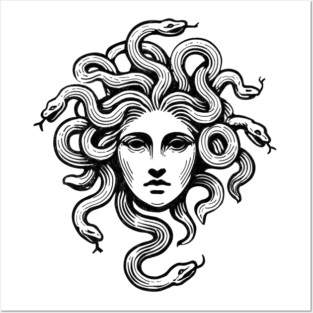 Medusa - Greek Mythology Posters and Art