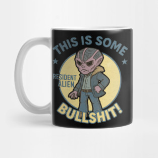 Earth is Confusing – Resident Alien Retro Sunset Sitcom Mug