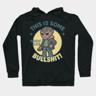 Earth is Confusing – Resident Alien Retro Sunset Sitcom Hoodie