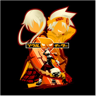 Soul and Maka - Soul Eater v2 Posters and Art