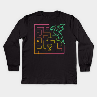 Labyrinth: Dragon’s Chalice Kids Long Sleeve T-Shirt