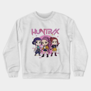 Huntrix Kpop Demon Hunters Kids Back to School Outfit M4746 Crewneck Sweatshirt