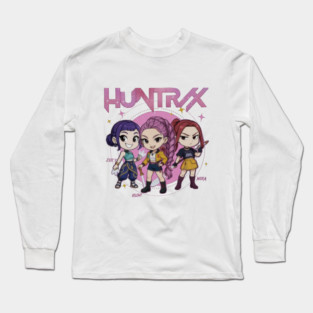 Huntrix Kpop Demon Hunters Kids Back to School Outfit M4746 Long Sleeve T-Shirt
