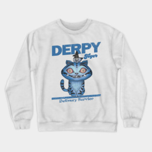Kpop Demon Hunters Derpy Tiger  M4808 Crewneck Sweatshirt