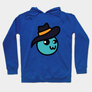 Blue Fedora Hoodie