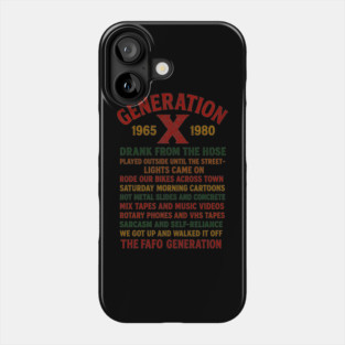 Generation X 1965- 980 Phone Case