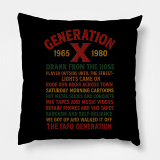 Generation X 1965- 980 Pillow