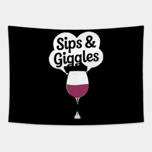 Sips & Giggles Tapestry
