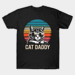 Cat Daddy Sunglasses Cat T-Shirt