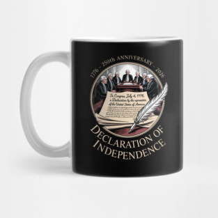 1776 250th Anniversary Declaration of Independence 2026 Mug