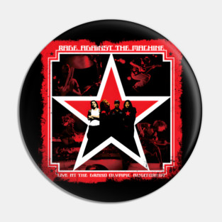 Rage Against the Machine - Live at the Grand Olympic Auditorium Pin