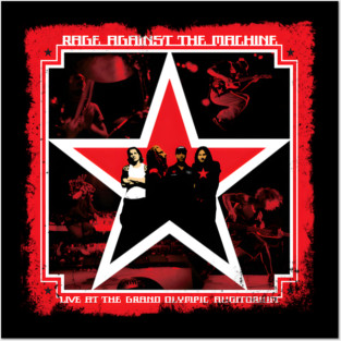 Rage Against the Machine - Live at the Grand Olympic Auditorium Posters and Art