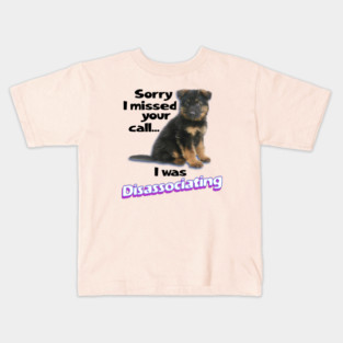 Disassociating Dog Kids T-Shirt