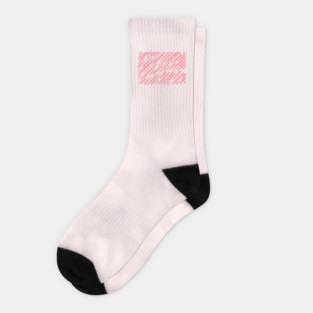 pink pattern Socks