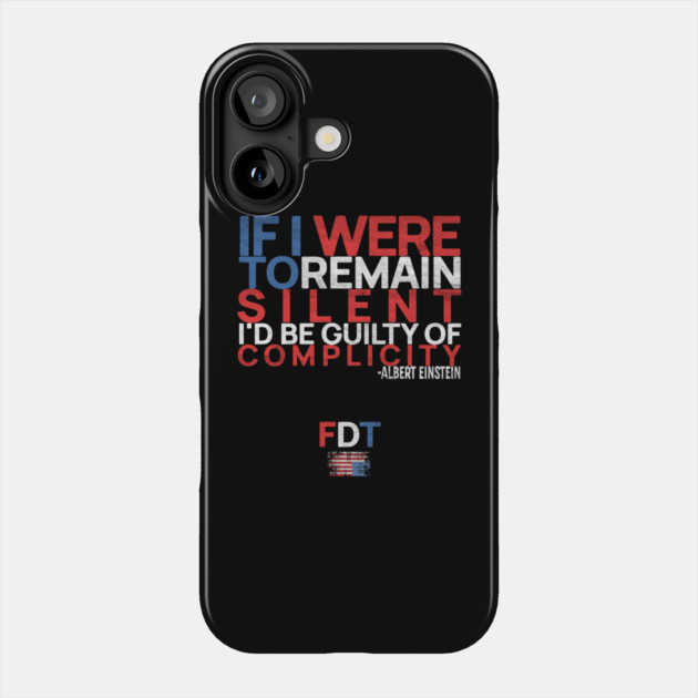 FDT Albert Einstein Quote Phone Case by casualteesinc