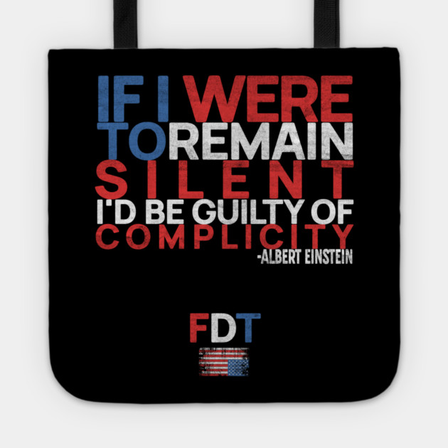 FDT Albert Einstein Quote Tote by casualteesinc