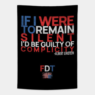 FDT Albert Einstein Quote Tapestry
