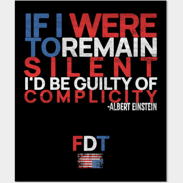 FDT Albert Einstein Quote Wall Art by casualteesinc