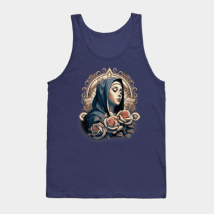 Virgen de Guadalupe Our Lady of Guadalupe Catholic Mary Tank Top