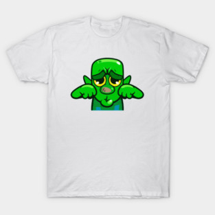 Goblin Crying Emote Funny meme T-Shirt