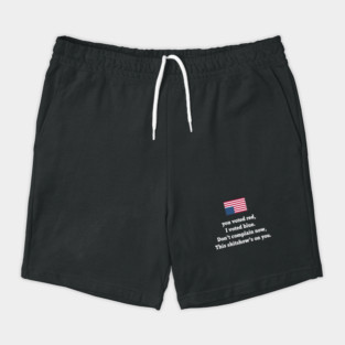 YOU VOTED RED I VOTED BLUE Shorts