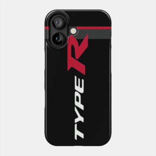 TYPE R RACING STRIPE CARBON Phone Case