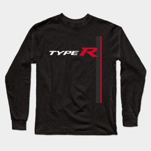 TYPE R RACING STRIPE CARBON Long Sleeve T-Shirt