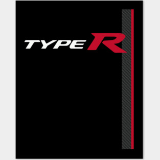 TYPE R RACING STRIPE CARBON Posters and Art