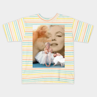 Marilyn Collage Portrait Kids T-Shirt