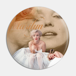 Marilyn Collage Portrait Pin