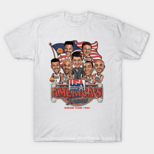 USA Dream Team 1992 Caricature T-Shirt