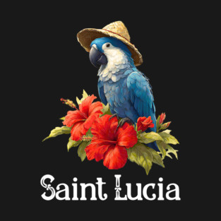 St. Lucia Parrot / St. Lucia Island T-Shirt