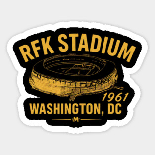 RFK Stadium Defunct Washington Sports Arena Sticker