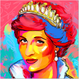 Princess Diana Posters and Art