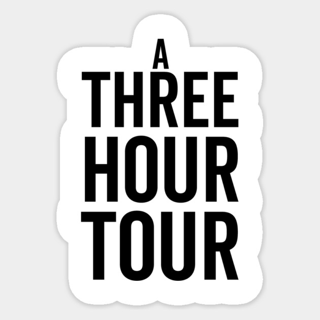 A Three Hour Tour Sticker by Frank Ring