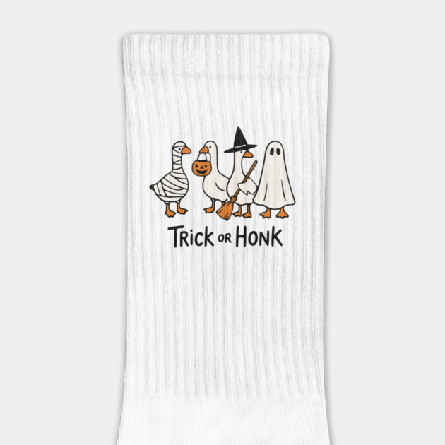 Trick or Honk Halloween Goose Design by Designed By Marty