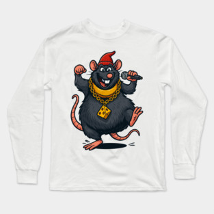 Biggie Cheese Mr Boombastic Biggie Cheese Meme Barnyard Rap Songs Long Sleeve T-Shirt