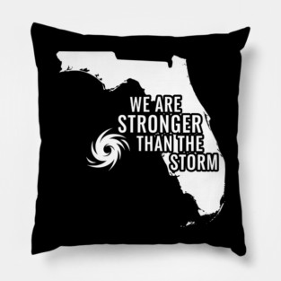 AUG-60 Hurricane Erin Survivor T-Shirt | Florida Strong 2025 | We Are Stronger Than The Storm Weather Tee Pillow
