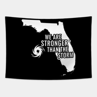AUG-60 Hurricane Erin Survivor T-Shirt | Florida Strong 2025 | We Are Stronger Than The Storm Weather Tee Tapestry