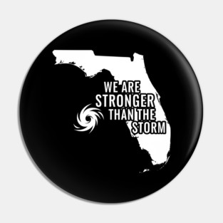 AUG-60 Hurricane Erin Survivor T-Shirt | Florida Strong 2025 | We Are Stronger Than The Storm Weather Tee Pin