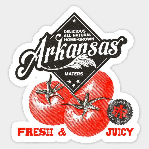 Arkansas Maters Sticker by rt-shirts