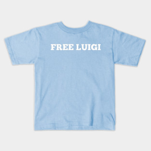 Free Luigi Kids T-Shirt